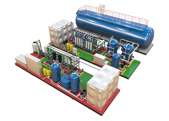 Umkehrosmose-System für Meereswasser, Meereswasser Ro-System Skid Design