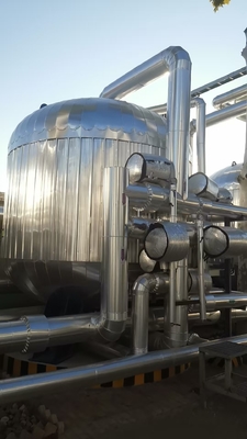 Industrielle Multi-Media-Filter Wasserbehandlung mit Edelstahlgehäuse
