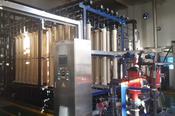 Industriewasserbehandlung Ultrafiltrationsausrüstung, 0,1 ~ 3bar Ultrafiltrationseinheit